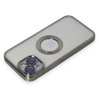 Newface iPhone 15 Kılıf Slot Silikon - Titan Gri