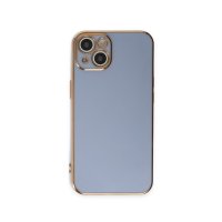 Newface iPhone 15 Kılıf Volet Silikon - Mavi