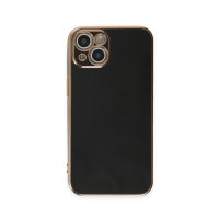 Newface iPhone 15 Kılıf Volet Silikon - Siyah