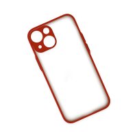 Newface iPhone 15 Plus Kılıf Montreal Silikon Kapak - Kırmızı