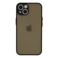 Newface iPhone 15 Plus Kılıf Montreal Silikon Kapak - Siyah