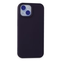 Newface iPhone 15 Plus Kılıf Nano içi Kadife Silikon - Mor
