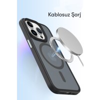 Newface iPhone 15 Plus Kılıf Trex Magneticsafe Kapak - Koyu Yeşil