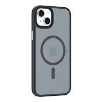 Newface iPhone 15 Plus Kılıf Trex Magneticsafe Kapak - Siyah