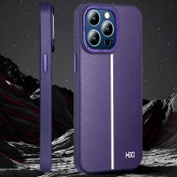 HDD iPhone 15 Pro Kılıf HBC-155 Lizbon Kapak - Derin Mor