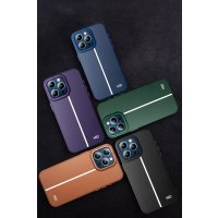 HDD iPhone 15 Pro Kılıf HBC-155 Lizbon Kapak - Derin Mor