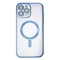 Newface iPhone 15 Pro Kılıf Kross Magneticsafe Kapak - Sierra Blue