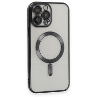 Newface iPhone 15 Pro Kılıf Kross Magneticsafe Kapak - Siyah