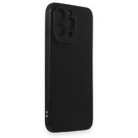 Newface iPhone 15 Pro Kılıf Loop Deri Silikon - Siyah