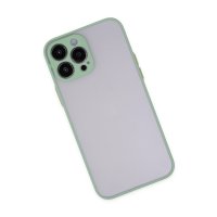 Newface iPhone 15 Pro Kılıf Montreal Silikon Kapak - Açık Yeşil