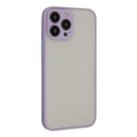 Newface iPhone 15 Pro Kılıf Montreal Silikon Kapak - Mor