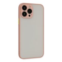 Newface iPhone 15 Pro Kılıf Montreal Silikon Kapak - Pembe
