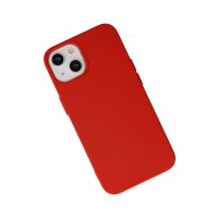 Newface iPhone 15 Pro Kılıf Nano içi Kadife Silikon - Kırmızı