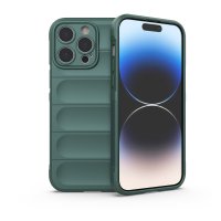 Newface iPhone 15 Pro Kılıf Optimum Silikon - Koyu Yeşil