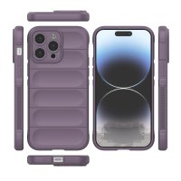 Newface iPhone 15 Pro Kılıf Optimum Silikon - Mor