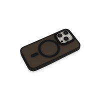Newface iPhone 15 Pro Kılıf Oslo Magsafe Kapak - Siyah