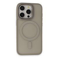 Newface iPhone 15 Pro Kılıf Oslo Magsafe Kapak - Titan Gri