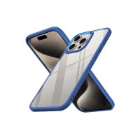 Newface iPhone 15 Pro Kılıf Power Silikon - Mavi