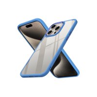 Newface iPhone 15 Pro Kılıf Power Silikon - Sierra Blue