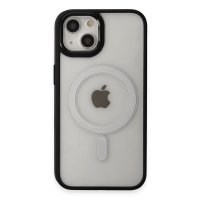 Newface iPhone 15 Pro Kılıf Room Magneticsafe Silikon - Siyah