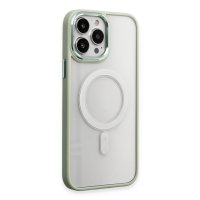 Newface iPhone 15 Pro Kılıf Room Magneticsafe Silikon - Su Yeşili