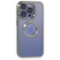 Newface iPhone 15 Pro Kılıf Slot Silikon - Gümüş