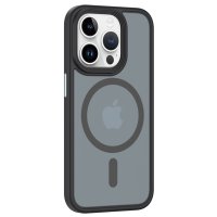 Newface iPhone 15 Pro Kılıf Trex Magneticsafe Kapak - Siyah