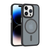 Newface iPhone 15 Pro Kılıf Trex Magneticsafe Kapak - Siyah