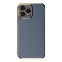 Newface iPhone 15 Pro Kılıf Volet Silikon - Mavi