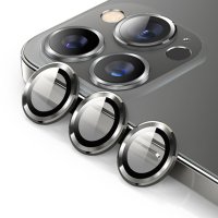 Newface iPhone 15 Pro Max Bind Metal Kamera Lens - Natural Grey
