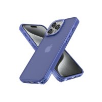 Newface iPhone 15 Pro Max Kılıf Elegant Kapak - Açık Mavi