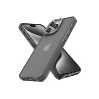 Newface iPhone 15 Pro Max Kılıf Elegant Kapak - Titan Gri