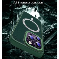 HDD iPhone 15 Pro Max Kılıf HBC-157 Granada Magneticsafe Kapak - Kahverengi