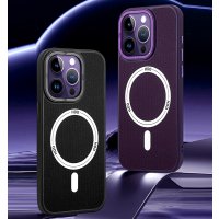 HDD iPhone 15 Pro Max Kılıf HBC-157 Granada Magneticsafe Kapak - Koyu Yeşil