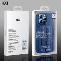 HDD iPhone 15 Pro Max Kılıf HD Deri Kartvizitli Kapak - Yeşil