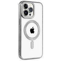 Newface iPhone 15 Pro Max Kılıf Kronos Magsafe Kapak - Titanyum Gri