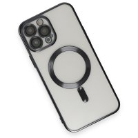 Newface iPhone 15 Pro Max Kılıf Kross Magneticsafe Kapak - Siyah