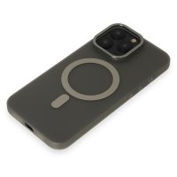Newface iPhone 15 Pro Max Kılıf Lodos Magneticsafe Mat Kapak - Titan Gri