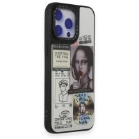 Newface iPhone 15 Pro Max Kılıf Mirror Desenli Kapak - Mirror - 2