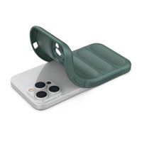 Newface iPhone 15 Pro Max Kılıf Optimum Silikon - Koyu Yeşil