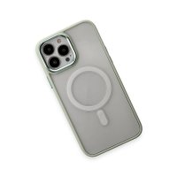 Newface iPhone 15 Pro Max Kılıf Room Magneticsafe Silikon - Su Yeşili
