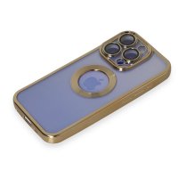 Newface iPhone 15 Pro Max Kılıf Slot Silikon - Gold