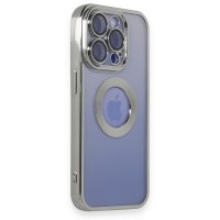 Newface iPhone 15 Pro Max Kılıf Slot Silikon - Gümüş