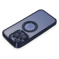 Newface iPhone 15 Pro Max Kılıf Slot Silikon - Lacivert