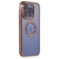 Newface iPhone 15 Pro Max Kılıf Slot Silikon - Rose Gold