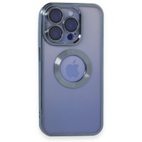 Newface iPhone 15 Pro Max Kılıf Slot Silikon - Sierra Blue