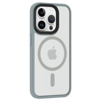 Newface iPhone 15 Pro Max Kılıf Trex Magneticsafe Kapak - Gri