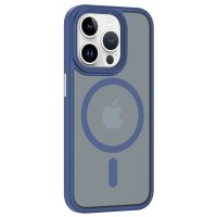 Newface iPhone 15 Pro Max Kılıf Trex Magneticsafe Kapak - Lacivert