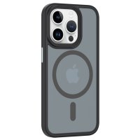 Newface iPhone 15 Pro Max Kılıf Trex Magneticsafe Kapak - Siyah