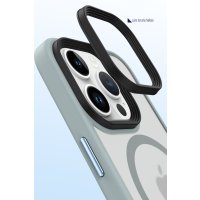 Newface iPhone 15 Pro Max Kılıf Trex Magneticsafe Kapak - Siyah